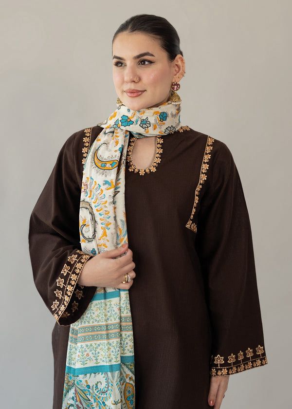 URGE Airjet Dhanak 3PC Embroidered Winter Collection